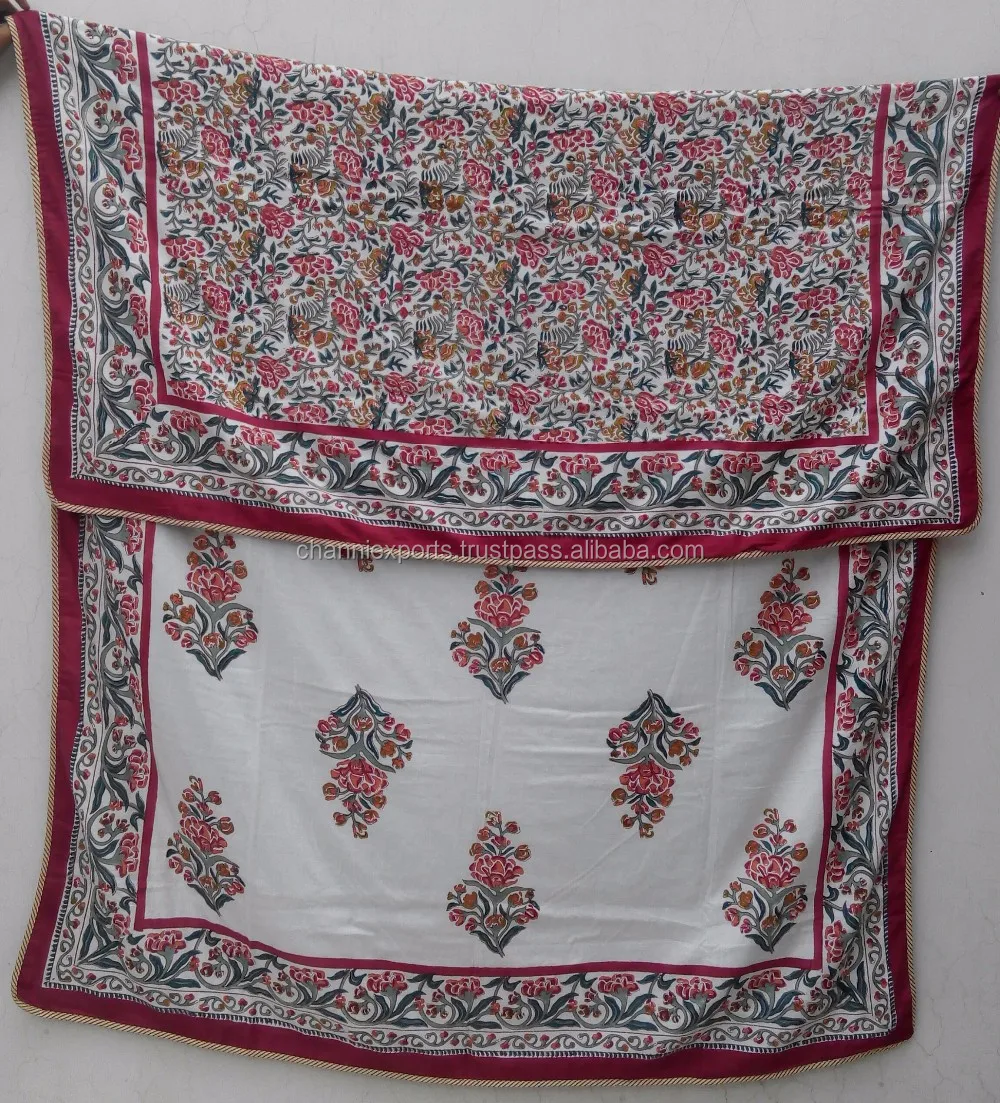 Beautiful Indian Cotton Jaipur Hand Block Print Quilts Buy Quilt