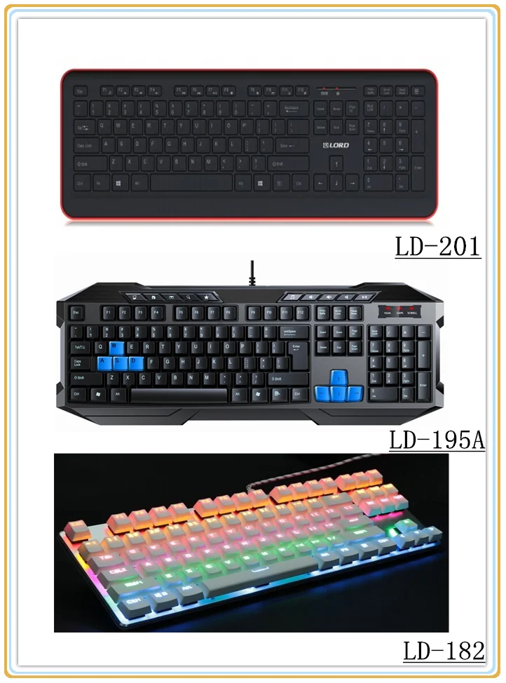 Large Print Keyboard Laser Keycaps Wired Mechanical Keyboard Buy