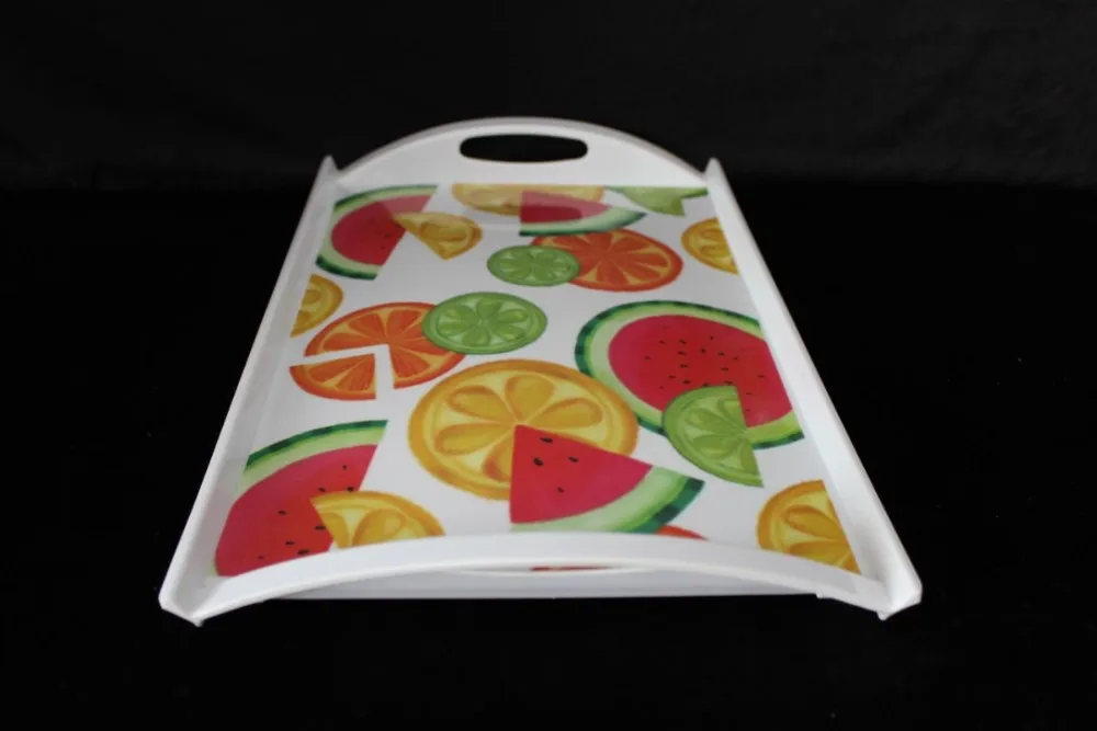 15.6inch melamine watermelon tray