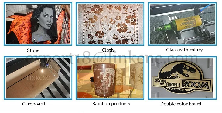 Wood Laser Cutter with CE certificate / co2 laser engraving machine price / laser cutting machinery