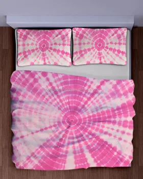 Indian Handmade 2017 Tie Dye Mandala Bedspread Set Throw Pink Wall Hanging Cotton Bed Cover Set Buy Bed Sheet Bedspread Bed Cover Sheet Product On
