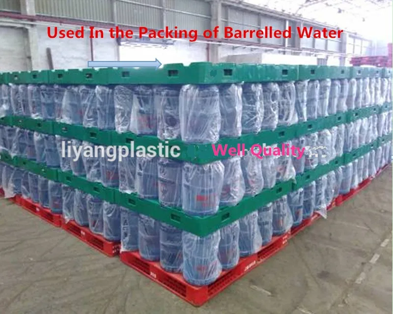 Factory Direct Sale 5 Gallon Bottled Water Pallet Double Stacking Pallets Hdpe Water Bottle