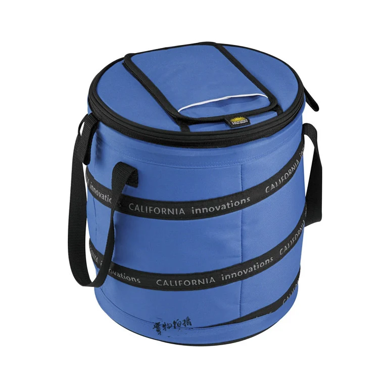 Can Collapsible Foldable Soft Cooler Bag Round Cooler For Party,Golf