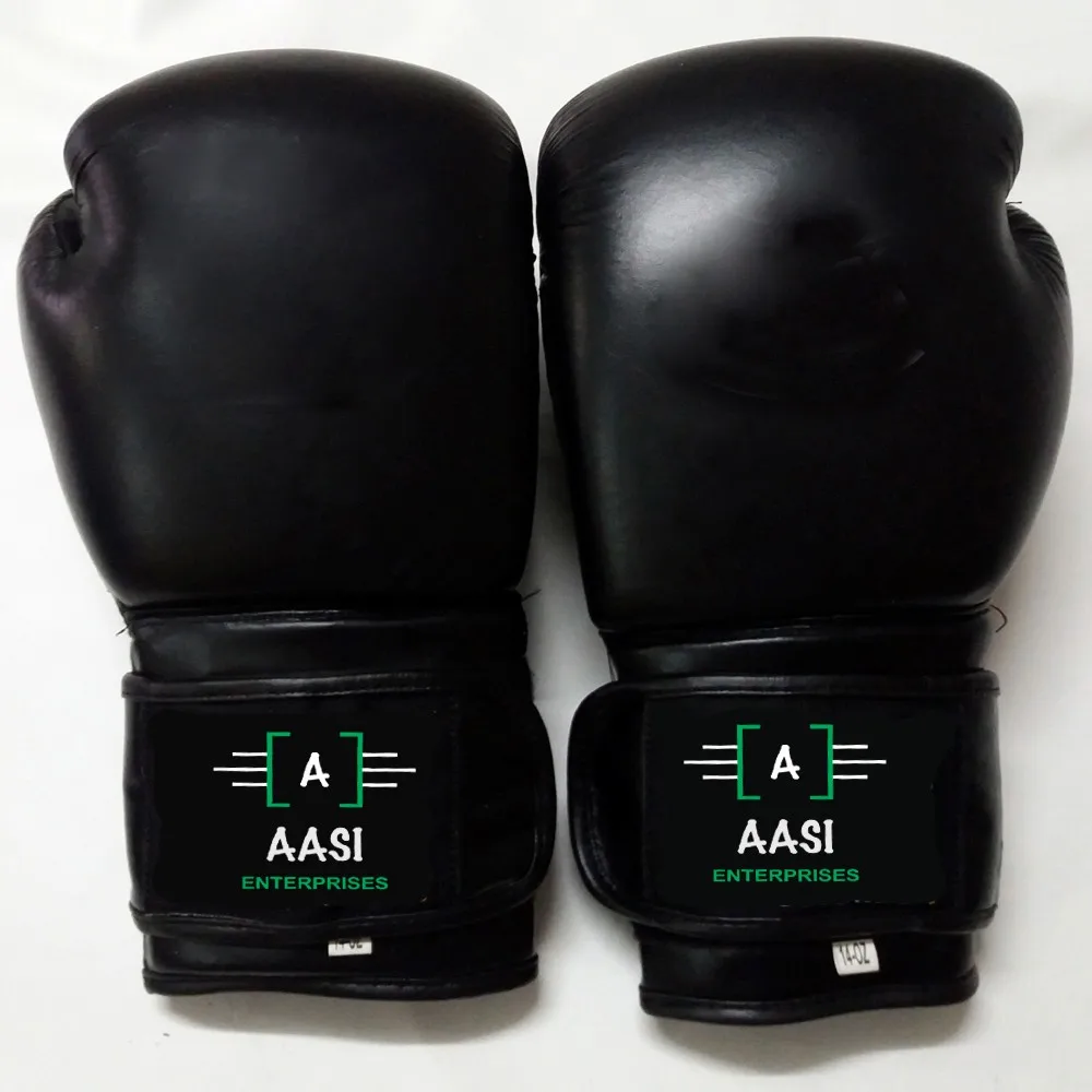Professional Shine Boxing Gloves For Fight Cowhide Leather Metallic