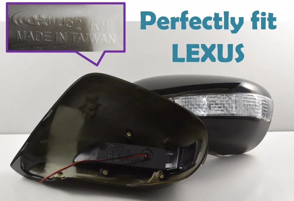Body Kit Product Led Side Mirror Cover For Lexus Ls460/ls600hl 2007
