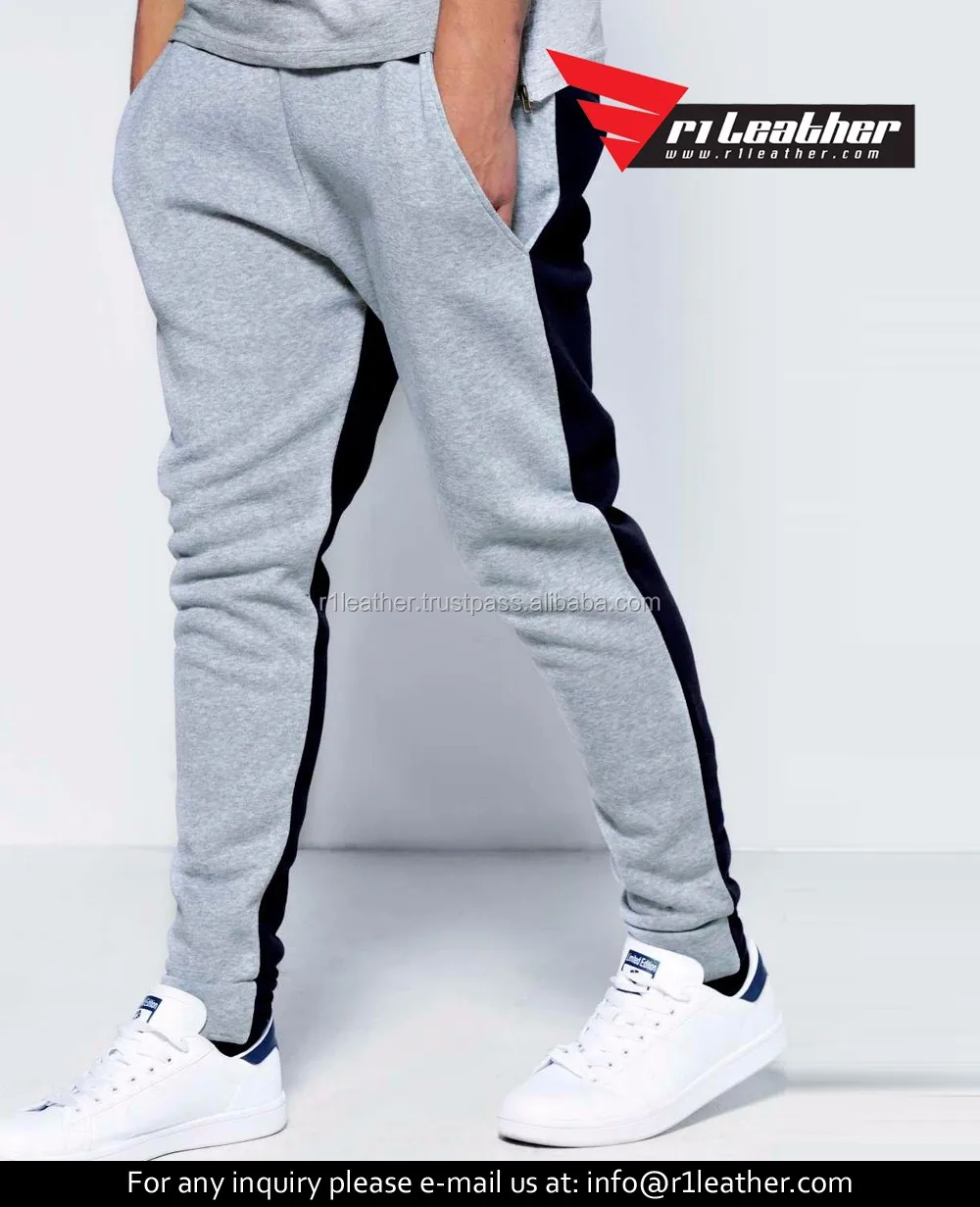 grey slim leg joggers