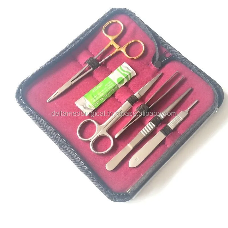 Suture Kit Suture Set Suture Pack Veterinary 6 Pieces Surgical Vet