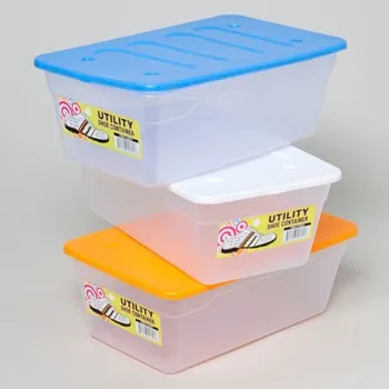 plastic shoe boxes with lids