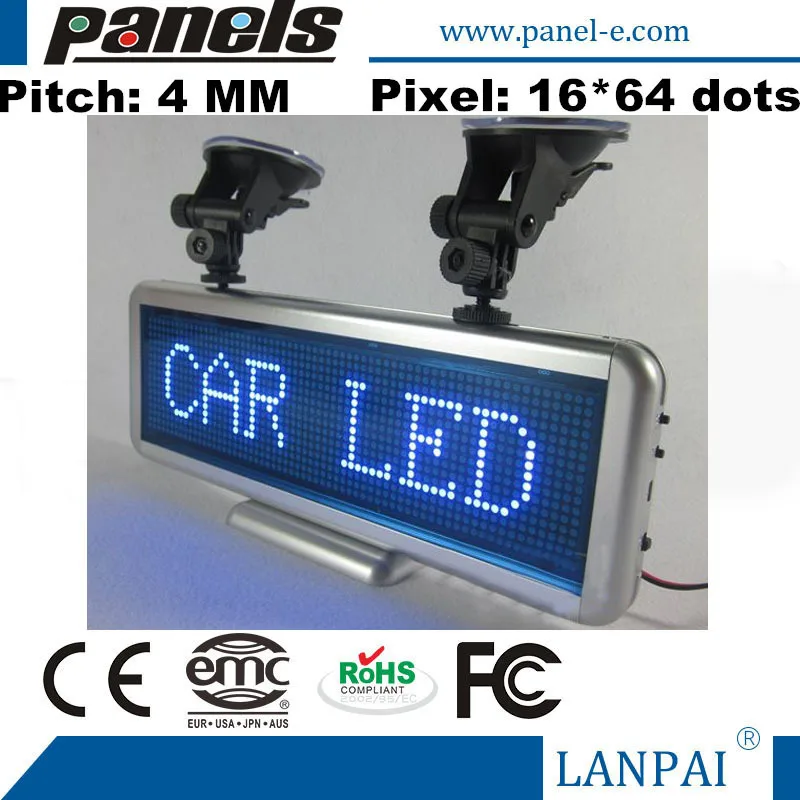 China Supplier Ce And Rohs Approved Usb Program Led Car Rear Window