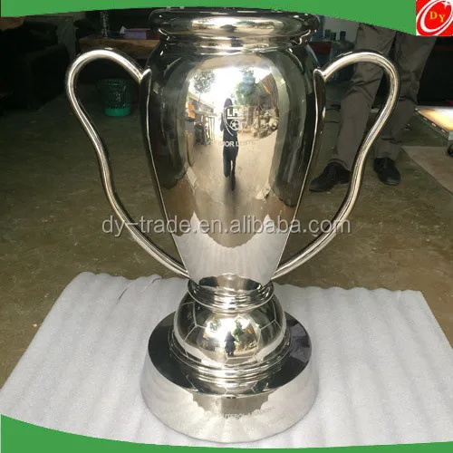 2015 New Customized design stainless steel cup , stainless steel football trophy sculpture