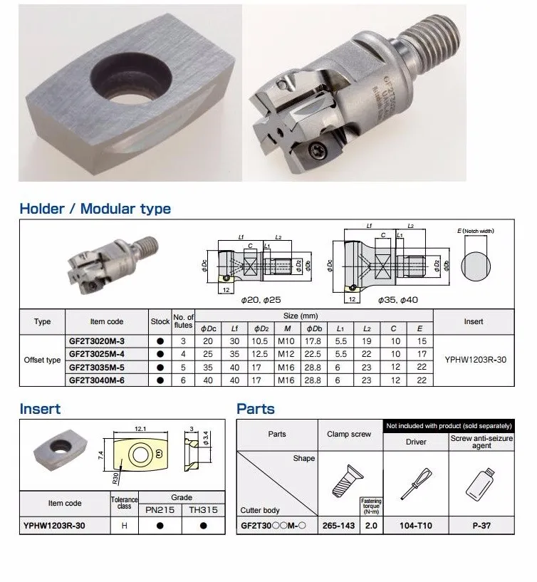 Special Price Mitsubishi Hitachi Carbide Modular Mills With Carbide