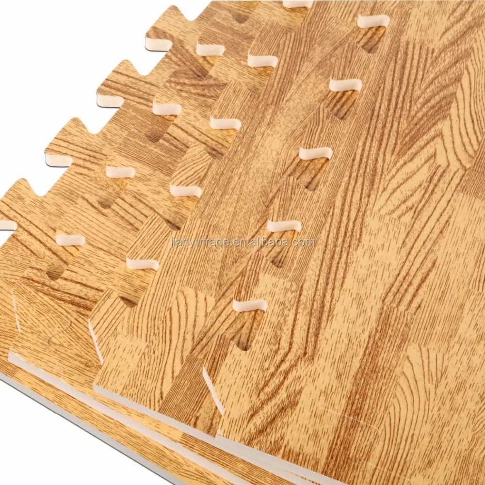 Ecofriendly Eva Foam Jigsaw Puzzle Floor Mats Wood Grain Mats Buy