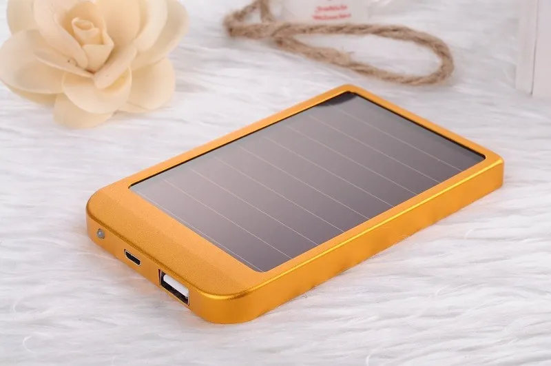 Solar mobile power 2600mAh portable solar charging treasure