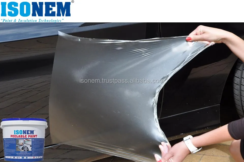 Isonem Peelable Paint,Water Based Rubber Paint,Tempreorary Surface