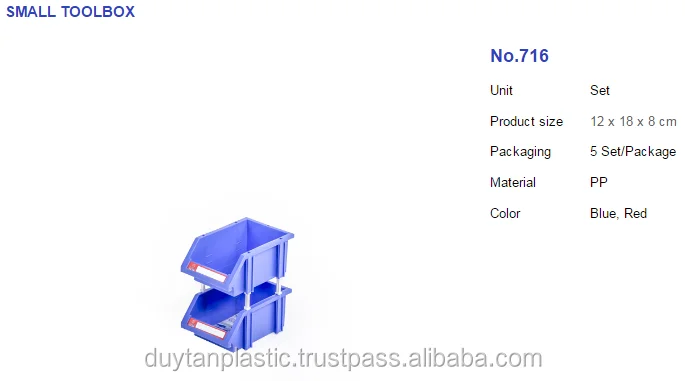 Download High Quality - Small Tools Storage Boxes /plastic Bins ...