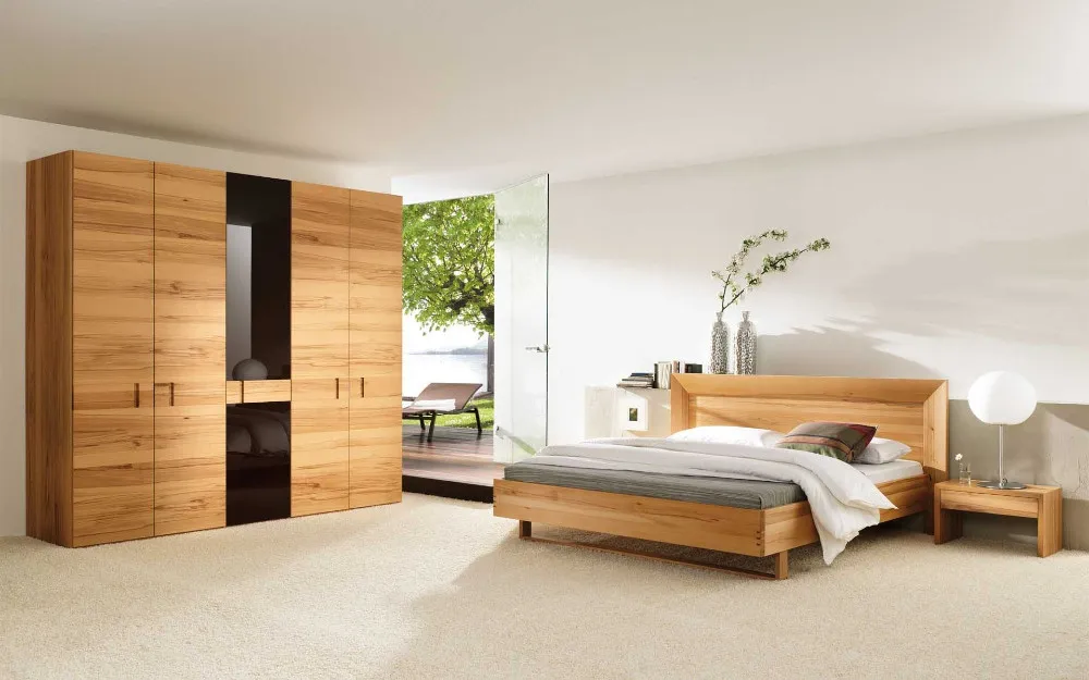 Natural Wood Bedroom Design - Buy Bedroom Furniture,Minimalist Bedroom