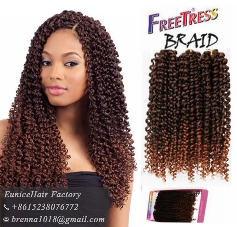 Hot Sale Savana Jerry Curly 3x Braids Short Kinky Curly Hair