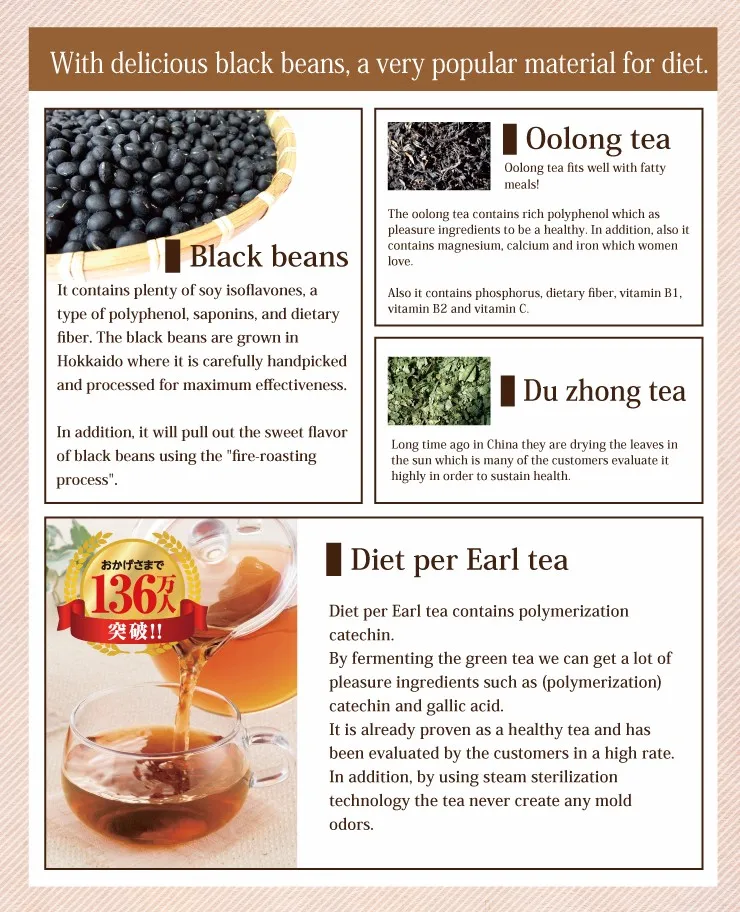 Japan made slimming tea "metabome tea" /Detox Tea/Nature Easy diet Tea