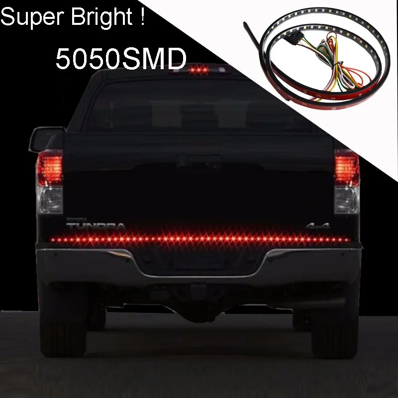 49 in 60 inch 12V 5050smd led truck tail gate signal light bar /led tailgate light bar for car trucks suv offroad lighting