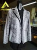 NEW Costumize Authentic Python Leather Blazer