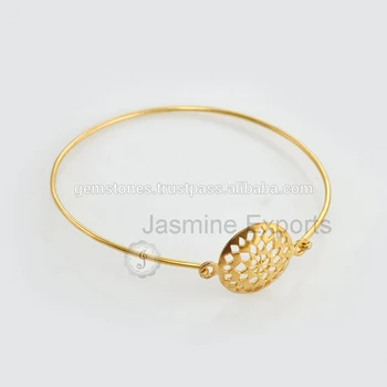 Handmade New Best Design 925 Sterling Silver Gold Plated Bracelets Handmade New Best Design 925 Sterling Silver Gold Plated Bracelets Whole Vermeil Jewelry