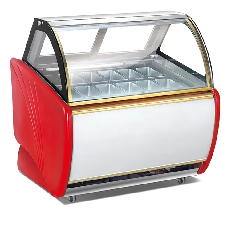 Foshan retail high quality ice cream merchandiser freezer display