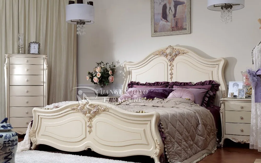 Français meubles de chambre à coucher ensemble / italien classique ... Chambre a coucher moderne italienne