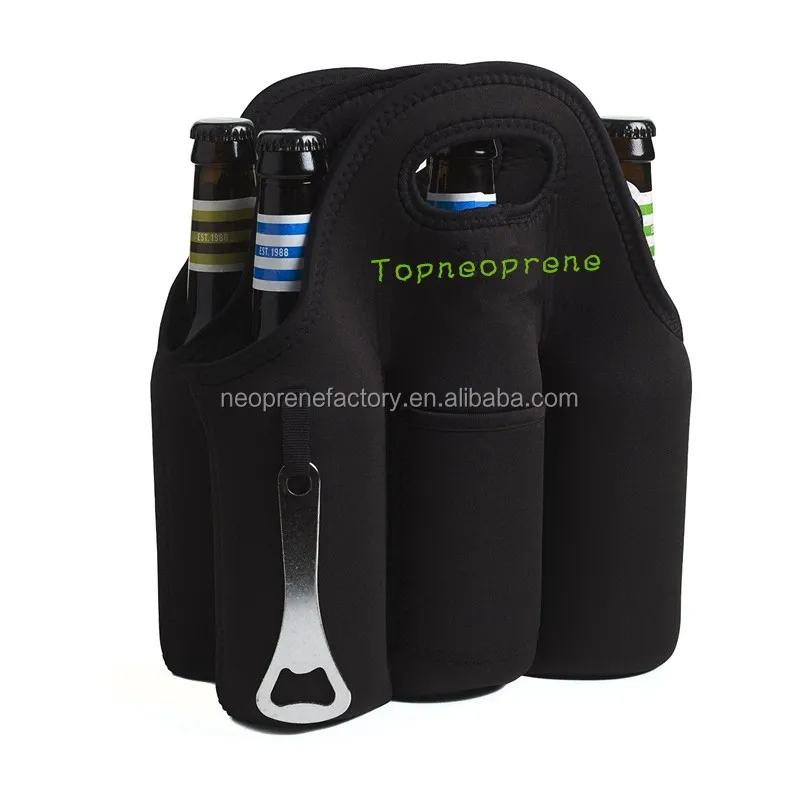 Neoprene 6 pack Bottles Beer Cooler Holder Bag Buy 6 pack Bottles