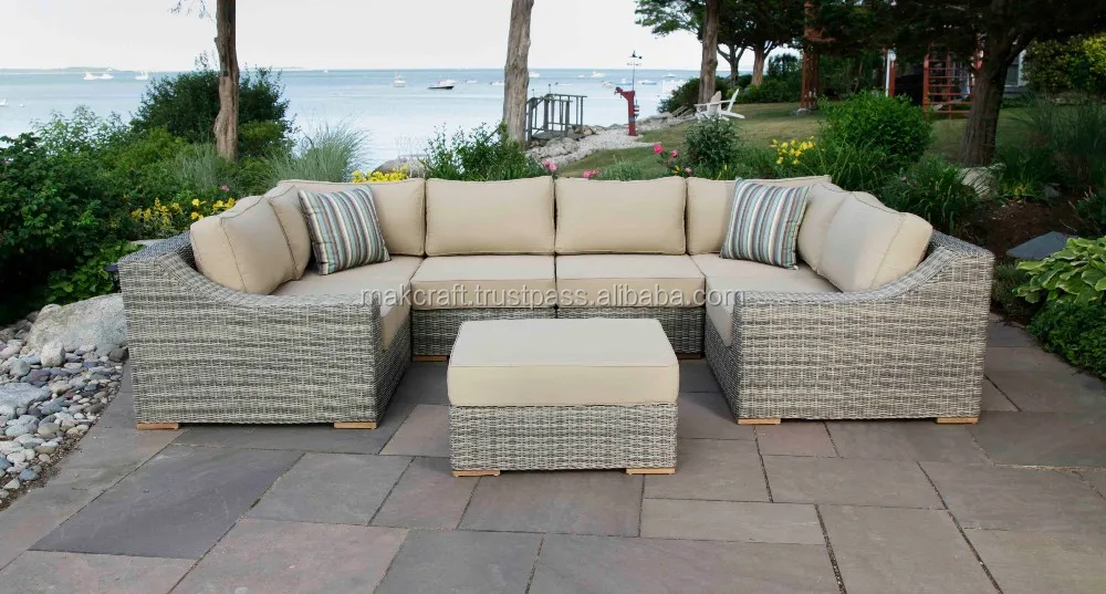 corsica u shape wicker rattan outdoor garden furniture l shape sectional sofa set - Rattan Garden Furniture L Shape corsica u shape wicker rattan outdoor garden furniture l shape sectional sofa set - Rattan Garden Furniture L Shape