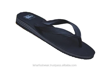 Black Fancy Flip Flop Girls Slippers 