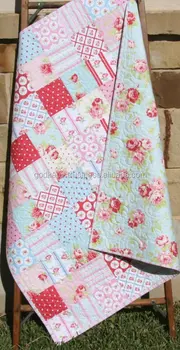 Beautiful Design Baby Quilt Patchwork Pink Blue Red Y Beautiful Design Baby Quilt Patchwork Pink Blue Red Y Blanket Handmade