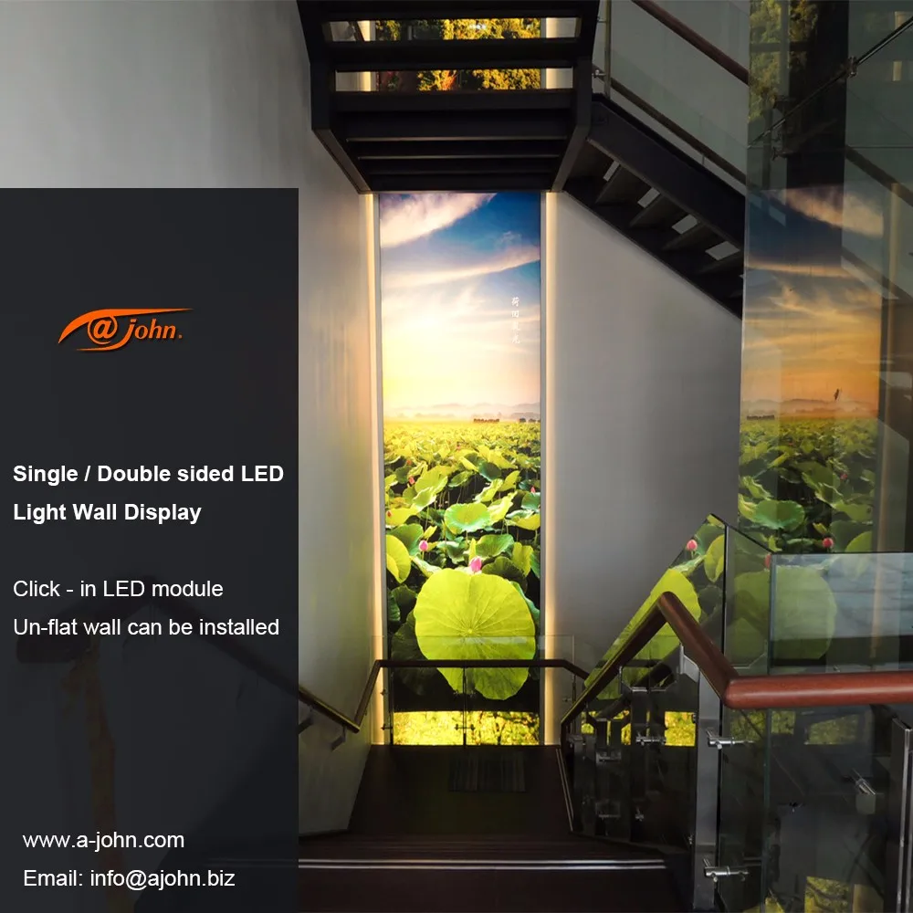 Ajohn Hot Sale Aluminum Advertising Display Fabric Outdoor Led Light Box Buy Light Box,Outdoor