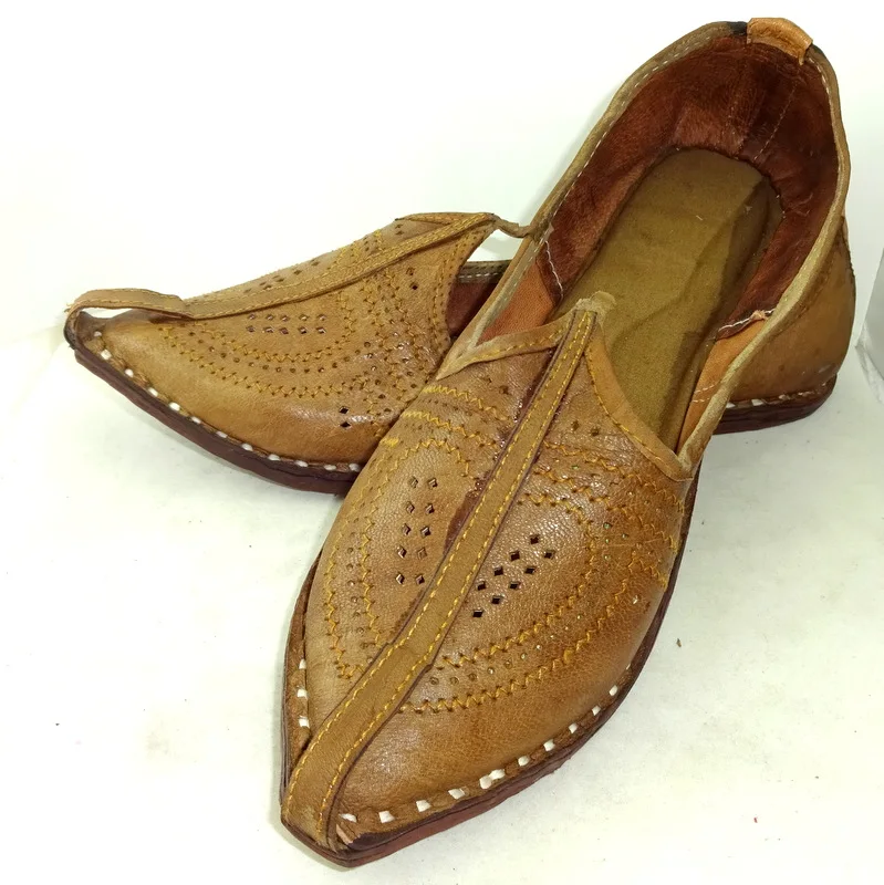 leather jutti for man