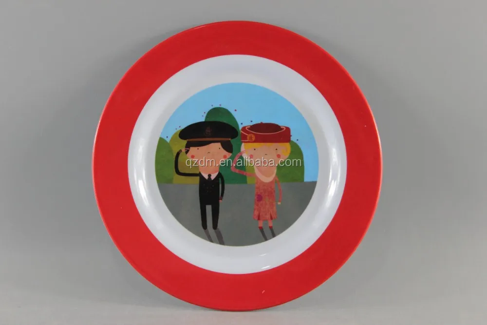 Designer Melamine Tableware Dinner Plate 8 Inch
