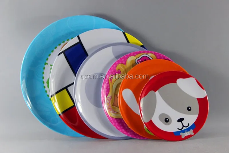 Many Size Melamine Round Plates And Dishes
