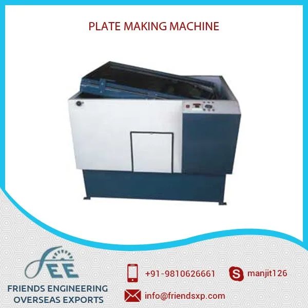 Single And Fast Plate Printing Machine 