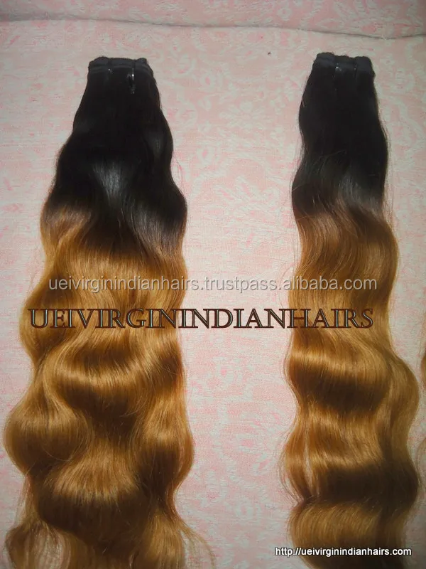 Double Color Ombre Two Tone Hair Extensions Buy Ombre Synthetic