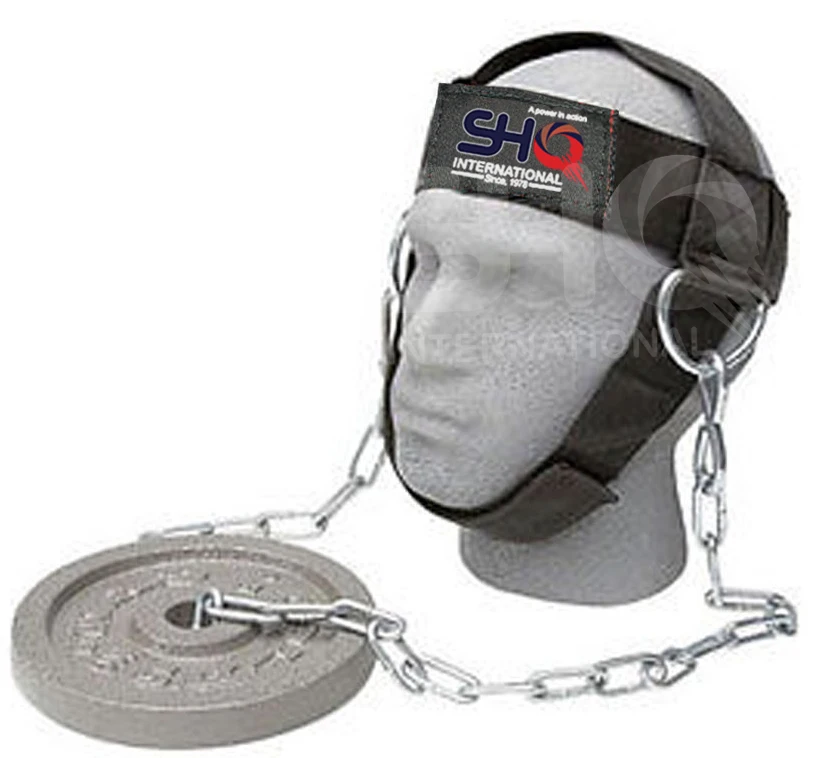 Weight Lifting Nylon Head Harness Neck Head Strap Gym Fitness Belt