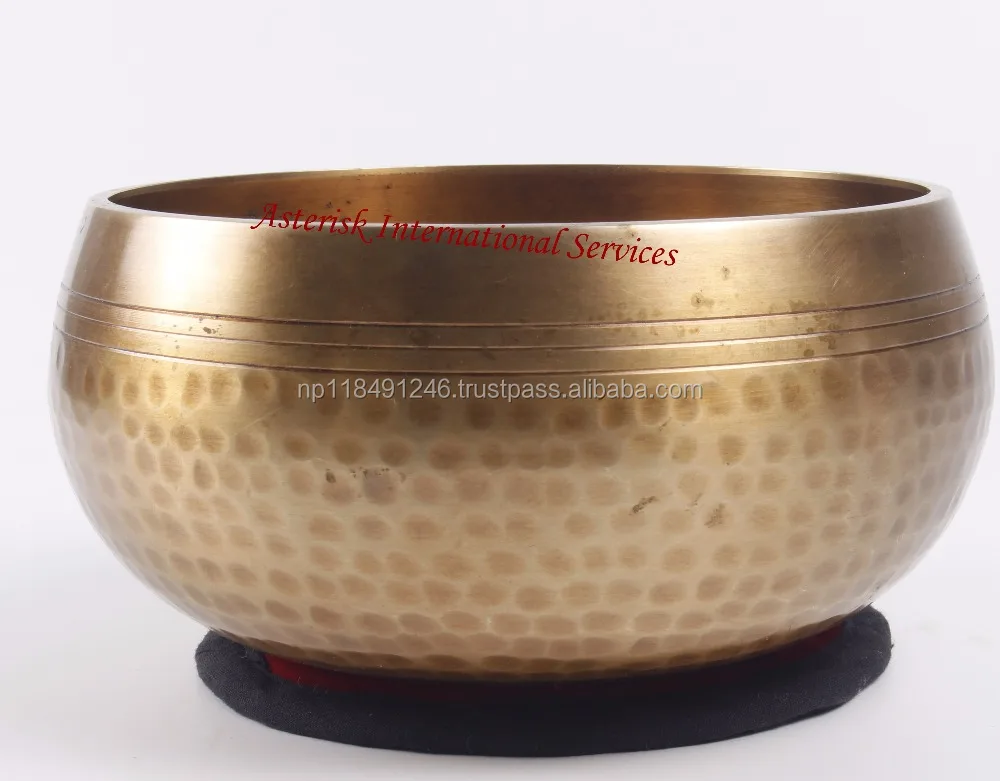 Good Luck Symbols Tibetan Singing Bowl Mantra Carving Tibetan Singing