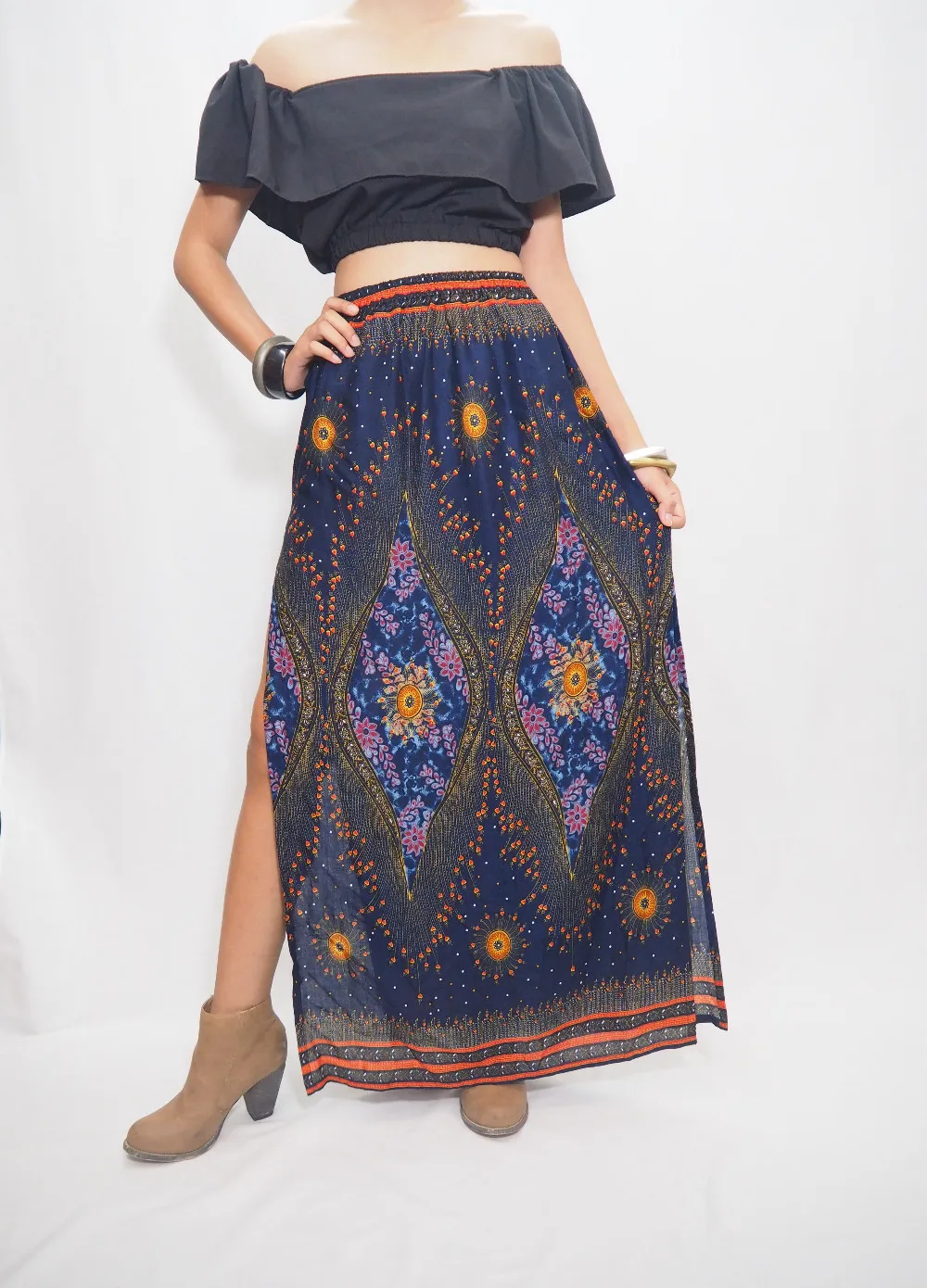 maxi rok bohemian maxi rok bohemian