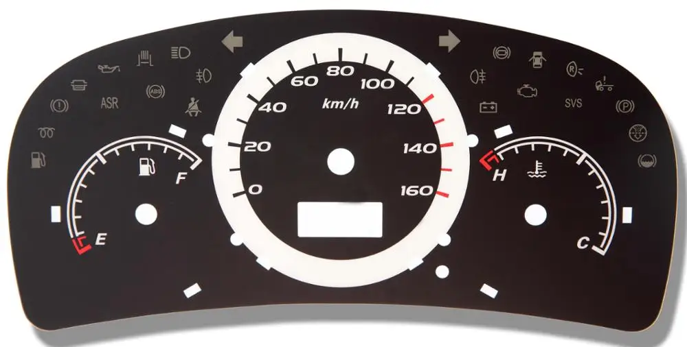 Femd012 2d Digital Speedometer Of Custom Speedometer Faceplates And