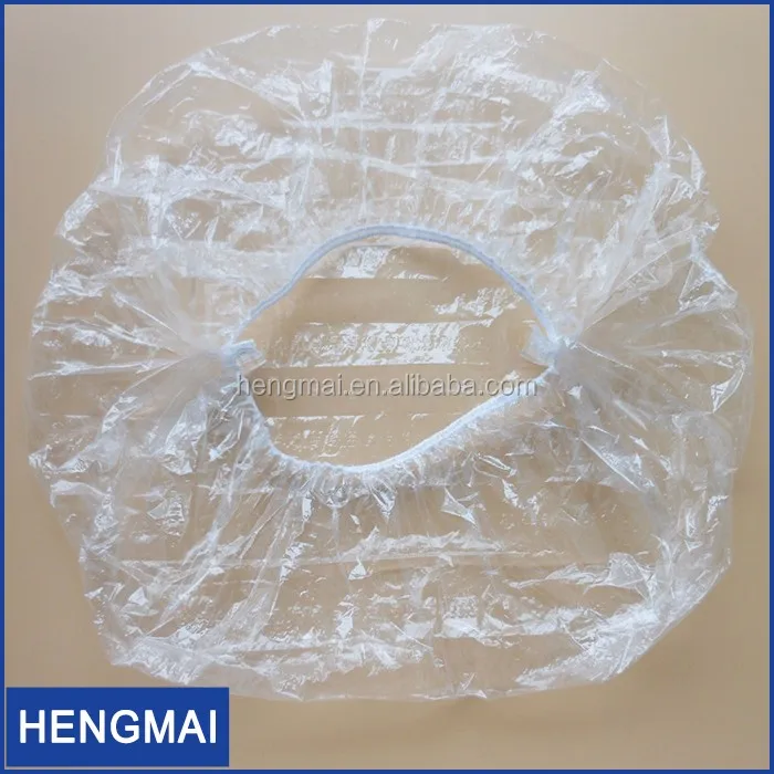 Transparent Disposable Medical Caps/ Disposable Surgical Bouffant Cap/pe Shower Cap Buy Clear