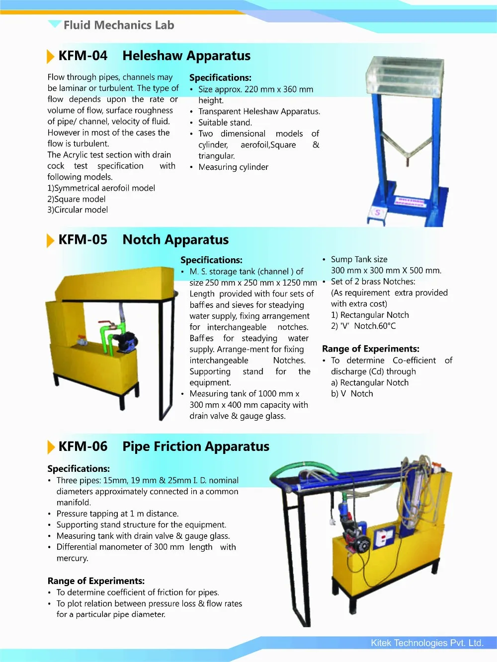 Hydraulic Tilting Flume Fluid Teaching Equipment Fluid Mechanics Lab