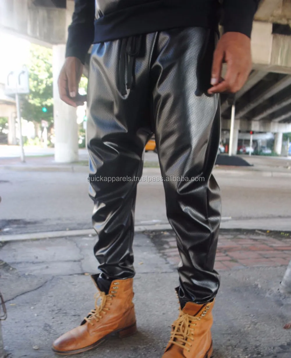 baggy leather pants for women