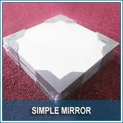 simple mirror frameless mirror