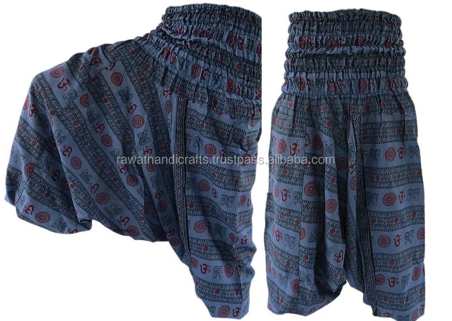 yoga pants india online Printed Baggy Yoga yoga Om Cotton Pants Indian Pants