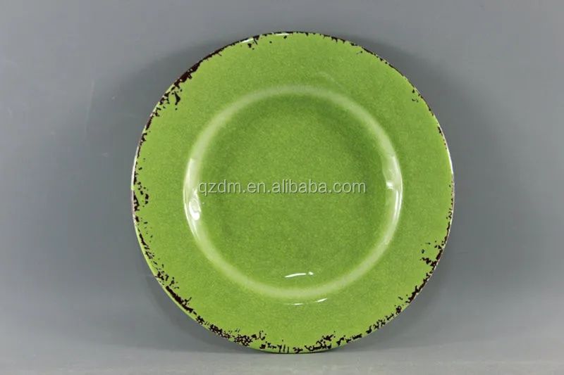 Good Quality Melamine Rustic Plastic Plates