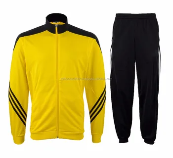 black and yellow tracksuit mens