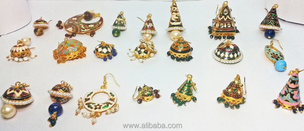 Handmade Indian Meenakari Imitation Jewellery - Buy Indian Temple ...