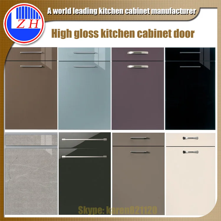 Acrylic high gloss pattern kitchen cabinet door, View high ...